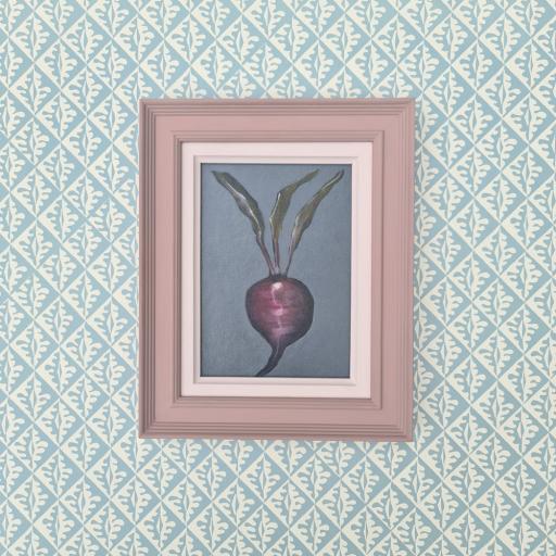 Original Painting of Beetroot in Handpainted Frame