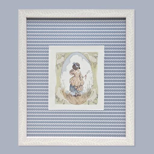 Little Bo Peep in Handpainted Frame